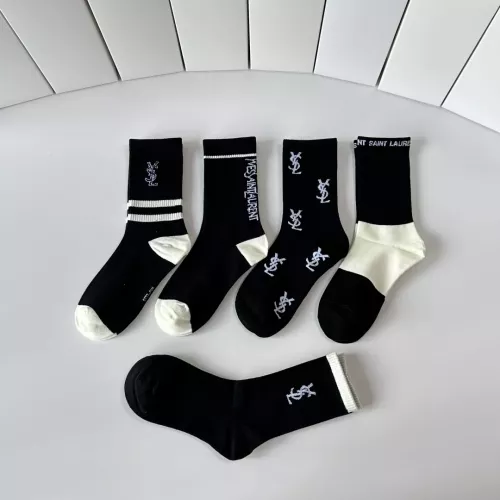 Replica Yves Saint Laurent YSL Socks #1372592 $29.00 USD for Wholesale