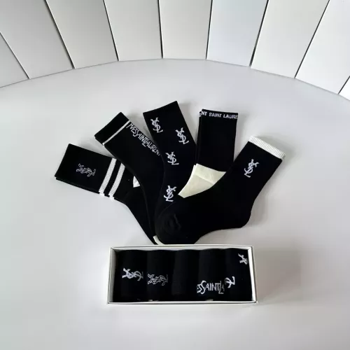 Replica Yves Saint Laurent YSL Socks #1372592 $29.00 USD for Wholesale
