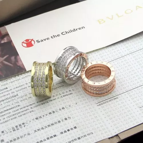 Replica Bvlgari Rings In Rose Gold #1372993 $29.00 USD for Wholesale
