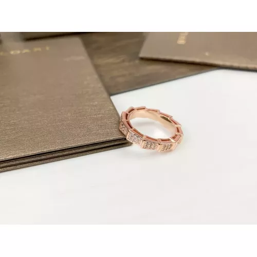 Replica Bvlgari Rings In Rose Gold For Women #1373073, $25.00 USD, [ITEM#1373073], Replica Bvlgari Rings outlet from China