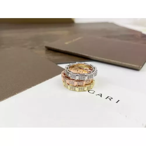 Replica Bvlgari Rings In Rose Gold For Women #1373073 $25.00 USD for Wholesale