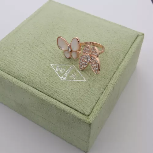 Replica Van Cleef &amp; Arpels Rings In Rose Gold For Women #1373091, $27.00 USD, [ITEM#1373091], Replica Van Cleef &amp; Arpels Rings outlet from China