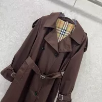 $160.00 USD Burberry Trench Coat Long Sleeved For Women #1370673
