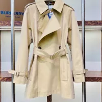 $172.00 USD Burberry Trench Coat Long Sleeved For Women #1371111