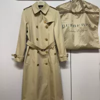 $160.00 USD Burberry Trench Coat Long Sleeved For Women #1371204