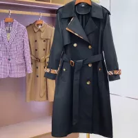 $170.00 USD Burberry Trench Coat Long Sleeved For Women #1371206