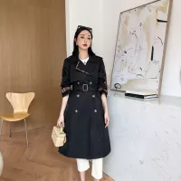$170.00 USD Burberry Trench Coat Long Sleeved For Women #1371206