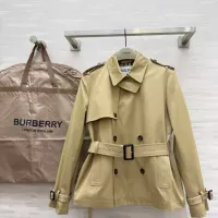 $160.00 USD Burberry Trench Coat Long Sleeved For Women #1371329