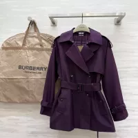 $162.00 USD Burberry Trench Coat Long Sleeved For Women #1371330