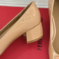 $112.00 USD Salvatore Ferragamo High-Heeled Shoes For Women #1371969