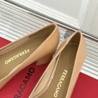$112.00 USD Salvatore Ferragamo High-Heeled Shoes For Women #1371969