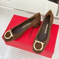 $112.00 USD Salvatore Ferragamo High-Heeled Shoes For Women #1371971