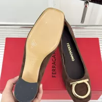$112.00 USD Salvatore Ferragamo High-Heeled Shoes For Women #1371971