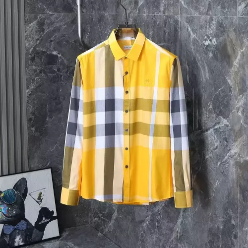 Burberry Shirts Long Sleeved For Men #1374615