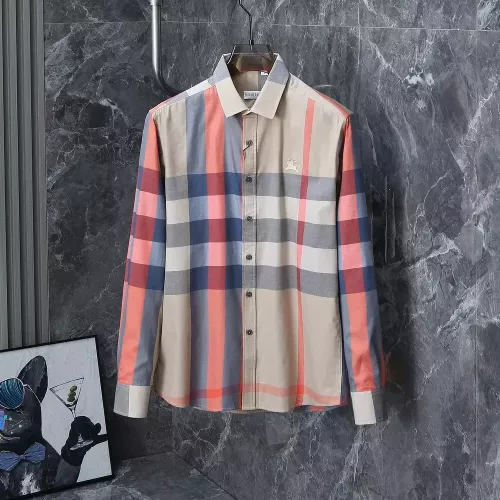 Burberry Shirts Long Sleeved For Men #1374616