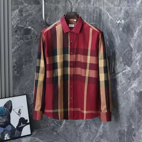 Burberry Shirts Long Sleeved For Men #1374619