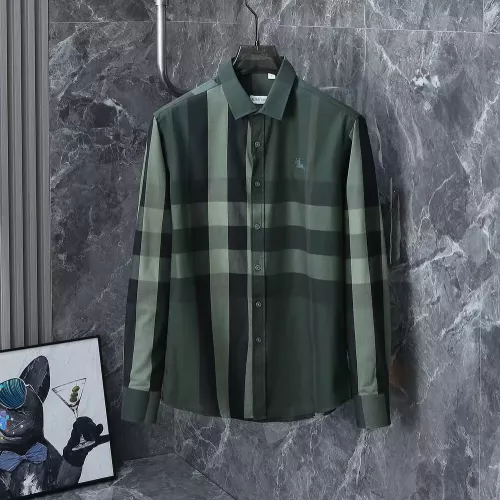 Burberry Shirts Long Sleeved For Men #1374620