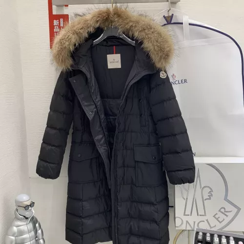 Replica Moncler Down Feather Coat Long Sleeved For Women #1374716 $202.00 USD for Wholesale