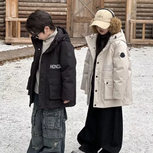 Replica Moncler Down Feather Coat Long Sleeved For Kids #1374788 $132.00 USD for Wholesale