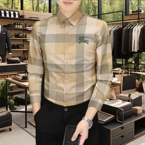 Burberry Shirts Long Sleeved For Men #1374912