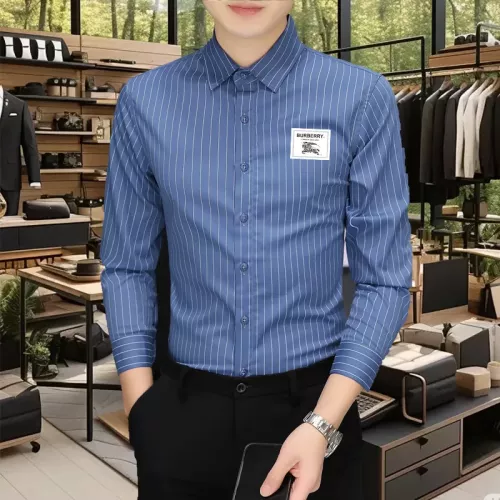 Burberry Shirts Long Sleeved For Men #1374915
