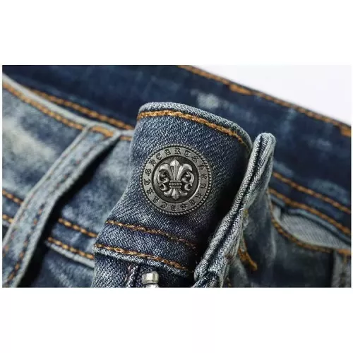 Replica Chrome Hearts Jeans For Men #1376803 $48.00 USD for Wholesale