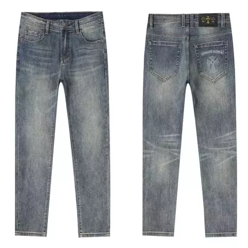 Replica Chrome Hearts Jeans For Men #1376803 $48.00 USD for Wholesale