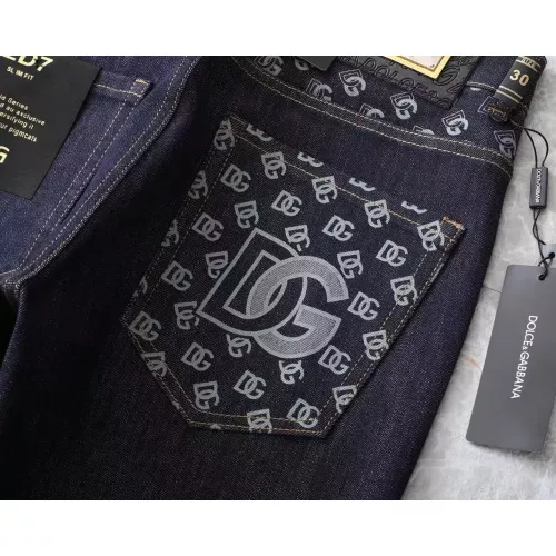 Replica Dolce & Gabbana D&G Jeans For Men #1376853 $45.00 USD for Wholesale
