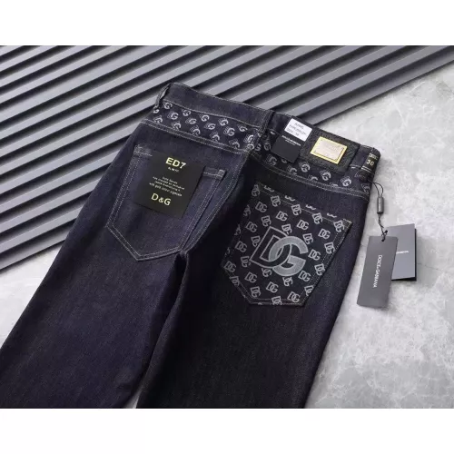 Replica Dolce & Gabbana D&G Jeans For Men #1376853 $45.00 USD for Wholesale