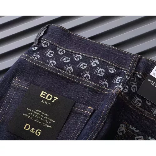 Replica Dolce & Gabbana D&G Jeans For Men #1376853 $45.00 USD for Wholesale