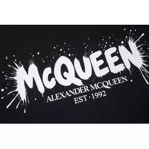 Replica Alexander McQueen T-shirts Short Sleeved For Unisex #1376938 $32.00 USD for Wholesale