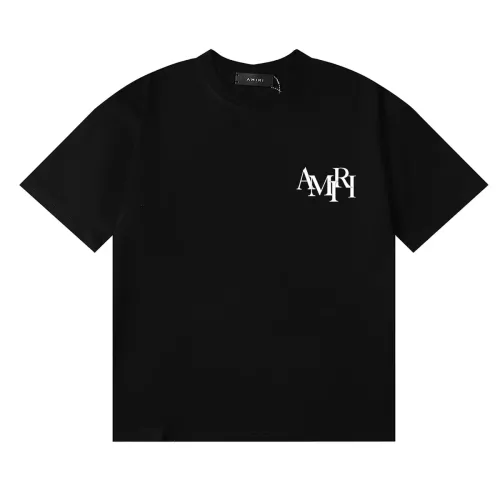 Replica Amiri T-Shirts Short Sleeved For Unisex #1376944 $32.00 USD for Wholesale