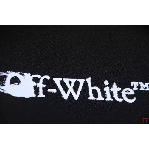 Replica Off-White Hoodies Long Sleeved For Unisex #1377455 $52.00 USD for Wholesale