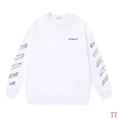 Replica Off-White Hoodies Long Sleeved For Unisex #1377458 $45.00 USD for Wholesale