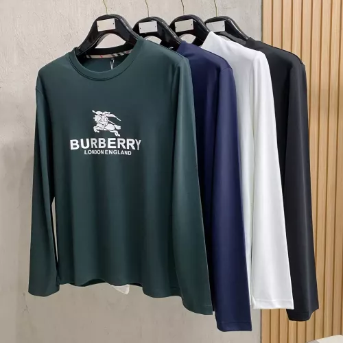 Replica Burberry T-Shirts Long Sleeved For Men #1377483 $76.00 USD for Wholesale