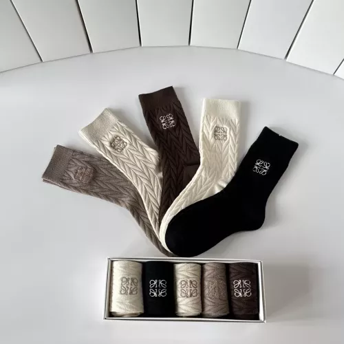 Replica LOEWE Socks #1377722 $29.00 USD for Wholesale