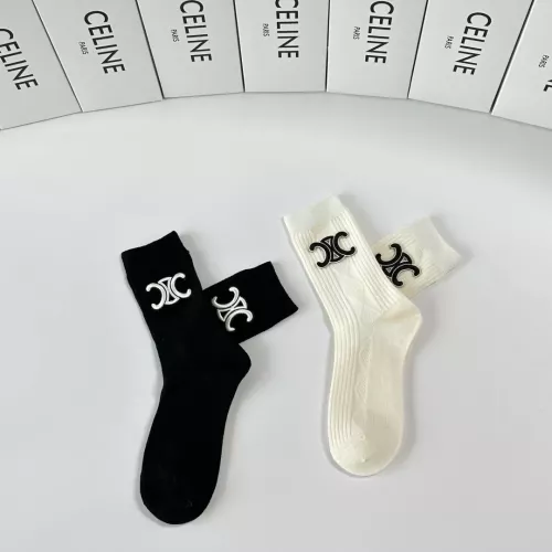 Replica Celine Socks #1377789 $29.00 USD for Wholesale