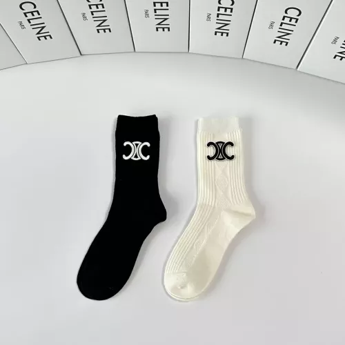 Replica Celine Socks #1377789 $29.00 USD for Wholesale