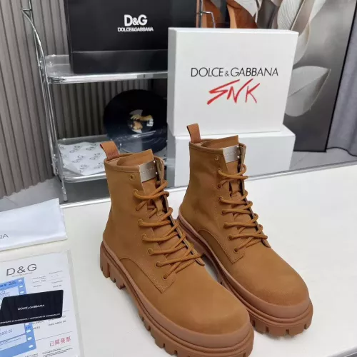 Replica Dolce & Gabbana D&G Boots For Men #1377863 $135.00 USD for Wholesale