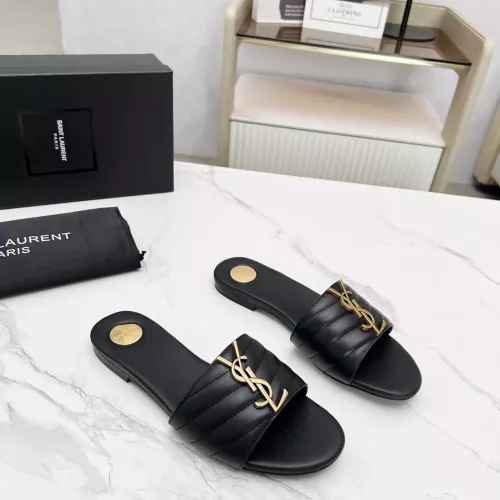 Replica Yves Saint Laurent YSL Slippers For Women #1377907, $85.00 USD, [ITEM#1377907], Replica Yves Saint Laurent YSL Slippers outlet from China
