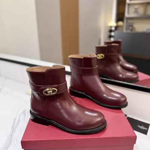 Replica Valentino Boots For Women #1378178 $165.00 USD for Wholesale
