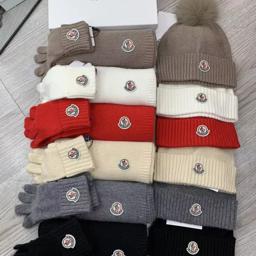 Replica Moncler Hat and Scarf and Glove Set #1378229 $76.00 USD for Wholesale