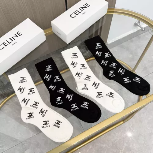 Replica Celine Socks #1378370 $32.00 USD for Wholesale