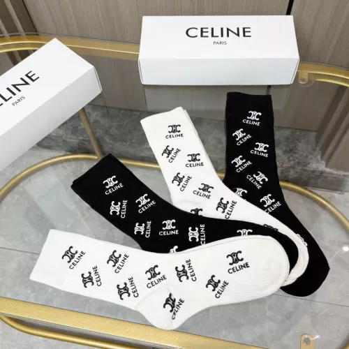 Replica Celine Socks #1378370 $32.00 USD for Wholesale