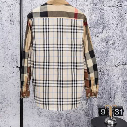 Replica Burberry Shirts Long Sleeved For Men #1378501 $56.00 USD for Wholesale