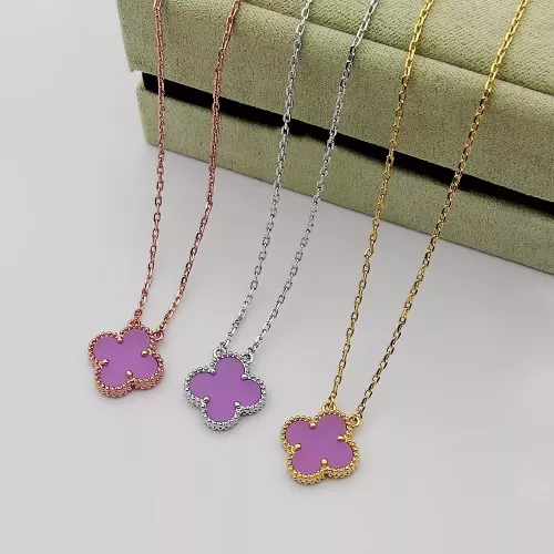 Replica Van Cleef & Arpels Necklaces For Women #1378600 $25.00 USD for Wholesale
