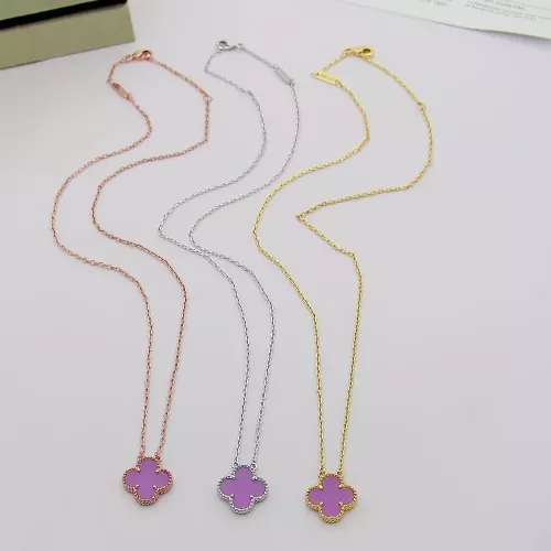 Replica Van Cleef & Arpels Necklaces For Women #1378602 $25.00 USD for Wholesale