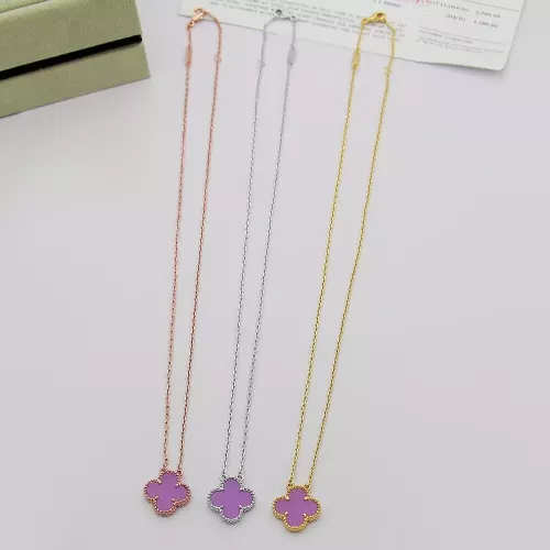 Replica Van Cleef & Arpels Necklaces For Women #1378602 $25.00 USD for Wholesale