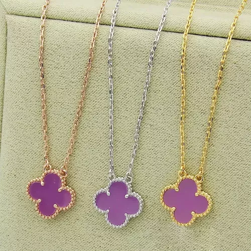 Replica Van Cleef & Arpels Necklaces For Women #1378602 $25.00 USD for Wholesale