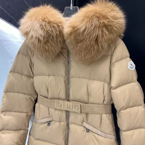 Replica Moncler Down Feather Coat Long Sleeved For Women #1378727 $195.00 USD for Wholesale
